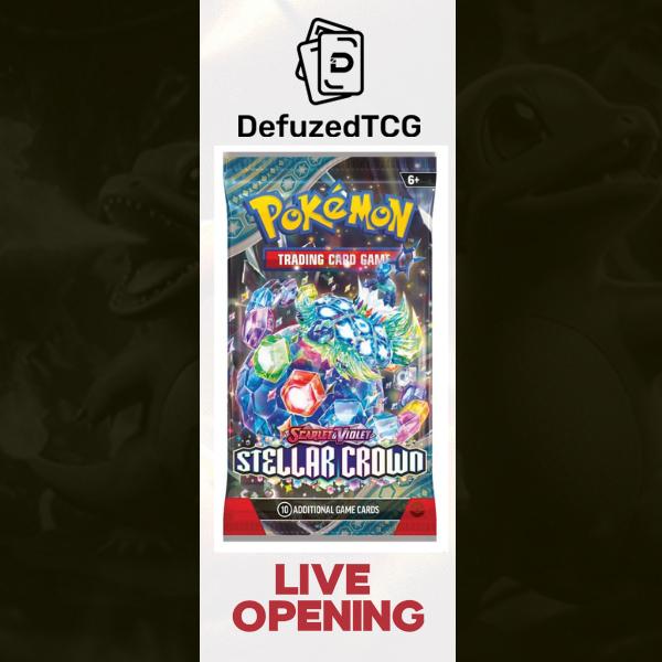 Stellar Crown Booster Pack (LIVE OPENING) image 0